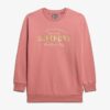 Robe sweat avec logo métallisé de luxe Robe sweat avec logo métallisé de luxe