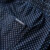 Short bermuda à pois indigo