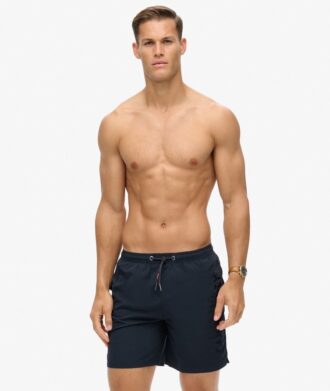 Short de bain brodé haut de gamme de 43 cm