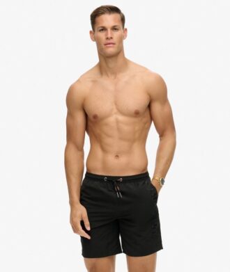 Short de bain brodé haut de gamme de 43 cm