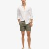 Short de bain brodé haut de gamme de 43 cm