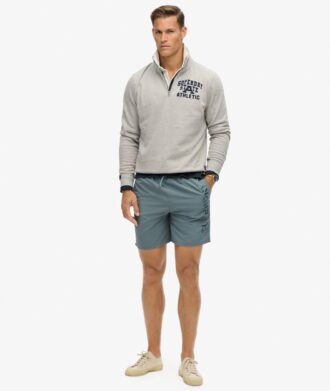 Short de bain brodé haut de gamme de 43 cm