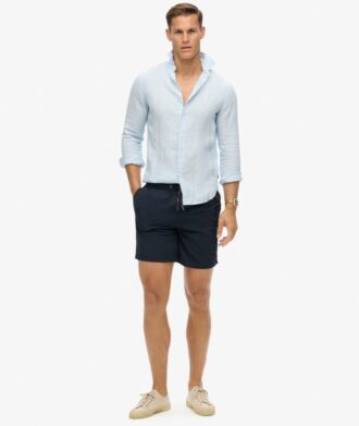 Short de bain brodé haut de gamme de 43 cm
