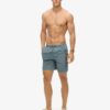 Short de bain brodé haut de gamme de 43 cm