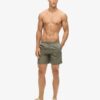Short de bain brodé haut de gamme de 43 cm