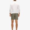 Short de bain brodé haut de gamme de 43 cm