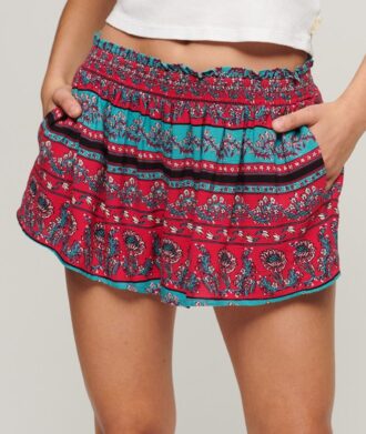 Short de plage smocké