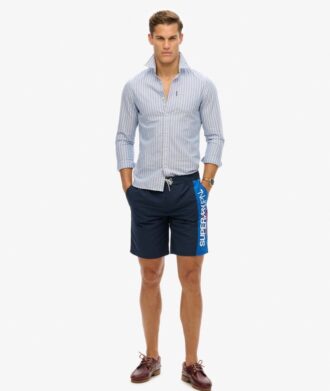 Short de surf recyclé 19 pouces avec logo Sportswear