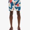 Shorts de bain 43 cm à imprimé hawaïen recyclé Shorts de bain 43 cm à imprimé hawaïen recyclé