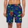 Shorts de bain 43 cm à imprimé hawaïen recyclé Shorts de bain 43 cm à imprimé hawaïen recyclé