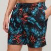 Shorts de bain 43 cm à imprimé hawaïen recyclé Shorts de bain 43 cm à imprimé hawaïen recyclé