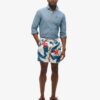 Shorts de bain 43 cm à imprimé hawaïen recyclé Shorts de bain 43 cm à imprimé hawaïen recyclé