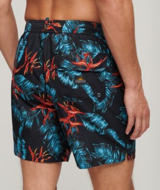 Shorts de bain 43 cm à imprimé hawaïen recyclé