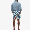 Shorts de bain 43 cm à imprimé hawaïen recyclé Shorts de bain 43 cm à imprimé hawaïen recyclé