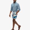 Shorts de bain 43 cm à imprimé hawaïen recyclé Shorts de bain 43 cm à imprimé hawaïen recyclé