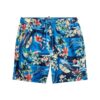 Shorts de bain 43 cm à imprimé hawaïen recyclé Shorts de bain 43 cm à imprimé hawaïen recyclé