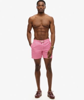 Shorts de bain imprimé de 38 cm en matière recyclée
