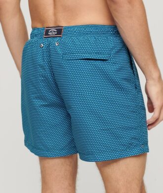 Shorts de bain imprimé de 38 cm en matière recyclée
