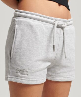 Shorts en jersey brodé d&rsquo;un logo Vintage
