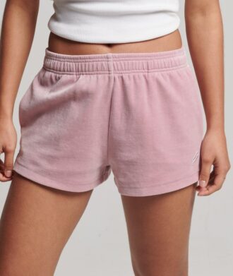 Shorts en velours avec logo S