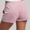Shorts en velours avec logo S Shorts en velours avec logo S