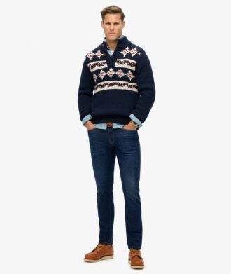 Slim Straight Jeans Vintage en Organic Cotton