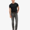 Slim Straight Jeans Vintage en Organic Cotton Slim Straight Jeans Vintage en Organic Cotton