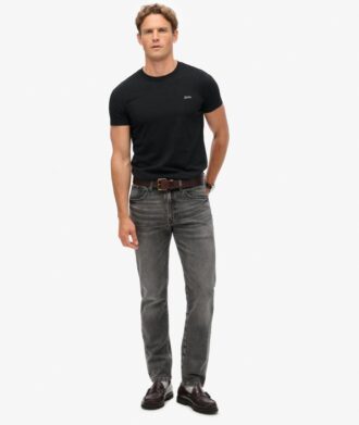 Slim Straight Jeans Vintage en Organic Cotton