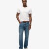 Slim Straight Jeans Vintage en Organic Cotton Slim Straight Jeans Vintage en Organic Cotton