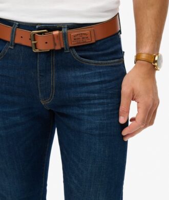 Slim Straight Jeans Vintage en Organic Cotton
