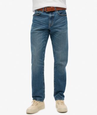 Slim Straight Jeans Vintage en Organic Cotton