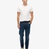 Slim Straight Jeans Vintage en Organic Cotton Slim Straight Jeans Vintage en Organic Cotton