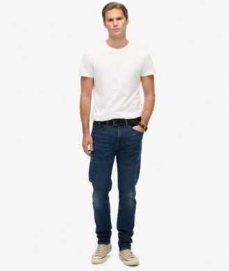 Slim Straight Jeans Vintage en Organic Cotton