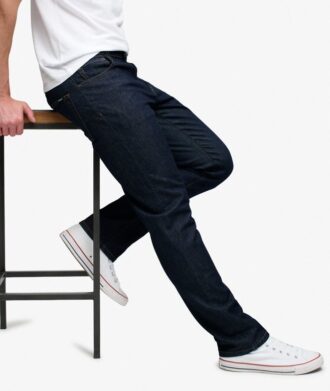 Slim Straight Jeans Vintage en Organic Cotton