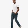 Slim Straight Jeans Vintage en Organic Cotton Slim Straight Jeans Vintage en Organic Cotton