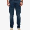 Slim Straight Jeans Vintage en Organic Cotton Slim Straight Jeans Vintage en Organic Cotton