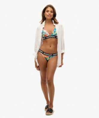 Slip bikini classique avec logo