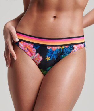 Slip de bain recyclé au logo Vintage