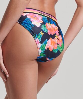 Slip de bain recyclé au logo Vintage