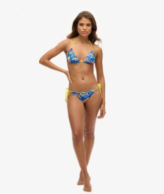 Slip de bikini cheeky à nouer sur les côtés