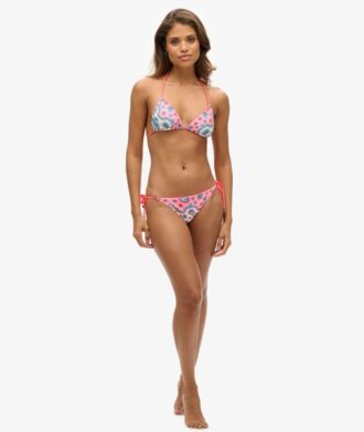Slip de bikini cheeky à nouer sur les côtés