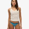 Slip de bikini rayé recyclé Slip de bikini rayé recyclé