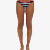 Slip de bikini rayé recyclé Slip de bikini rayé recyclé