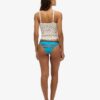 Slip de bikini rayé recyclé Slip de bikini rayé recyclé