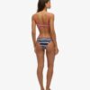 Slip de bikini rayé recyclé Slip de bikini rayé recyclé
