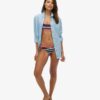Slip de bikini rayé recyclé Slip de bikini rayé recyclé