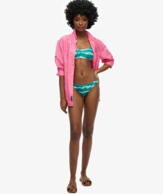 Slip de bikini tie-dye recyclé