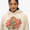 Sweat à capuche ample avec logo Tokyo Vintage