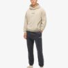 Sweat à capuche ample avec micro-logo