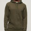 Sweat à capuche ample avec micro-logo